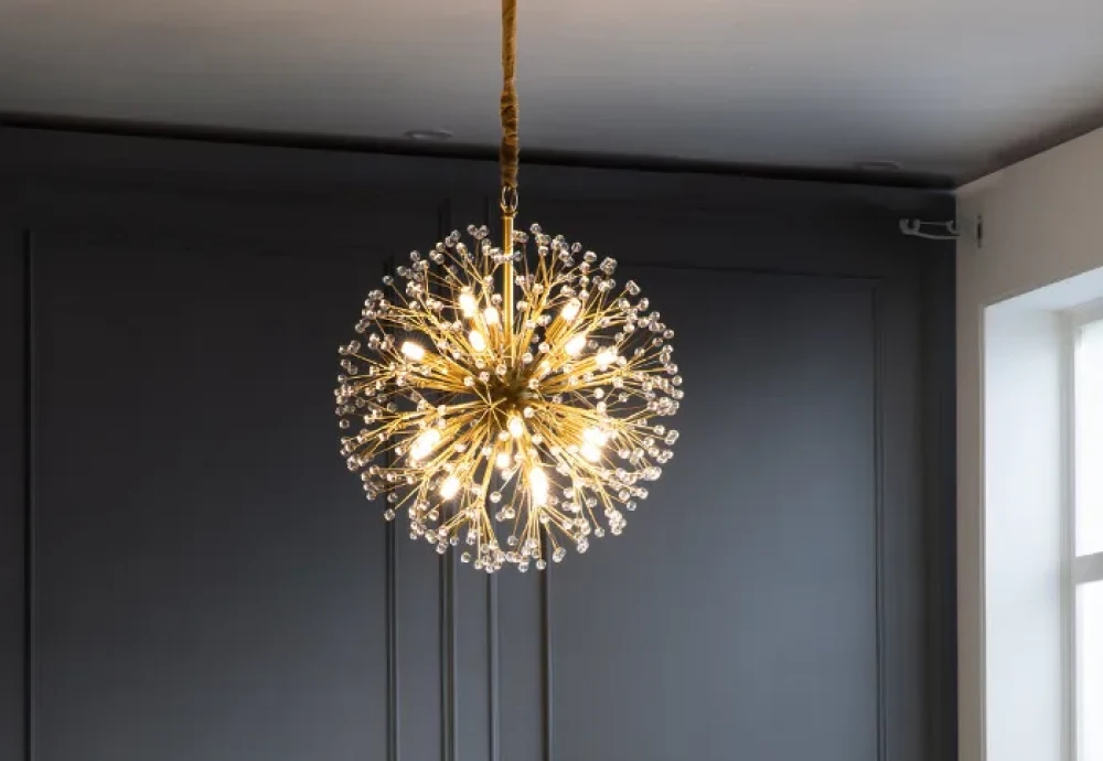 glass globe chandeliers